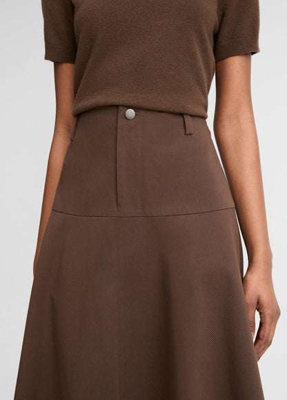 UTILITY FULL SKIRT COTTON STRETCH