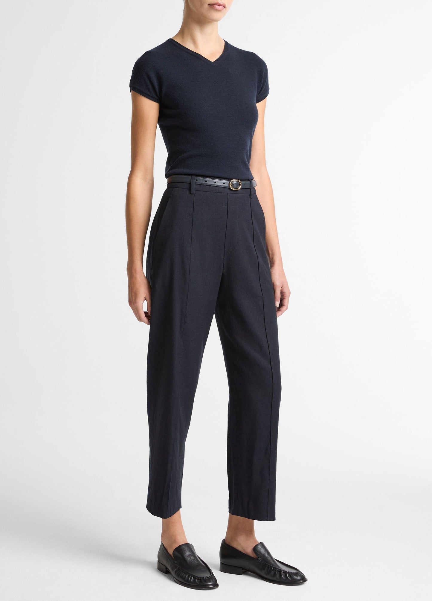 GRACE MID RISE TAPERED PULL ON PANT COASTAL