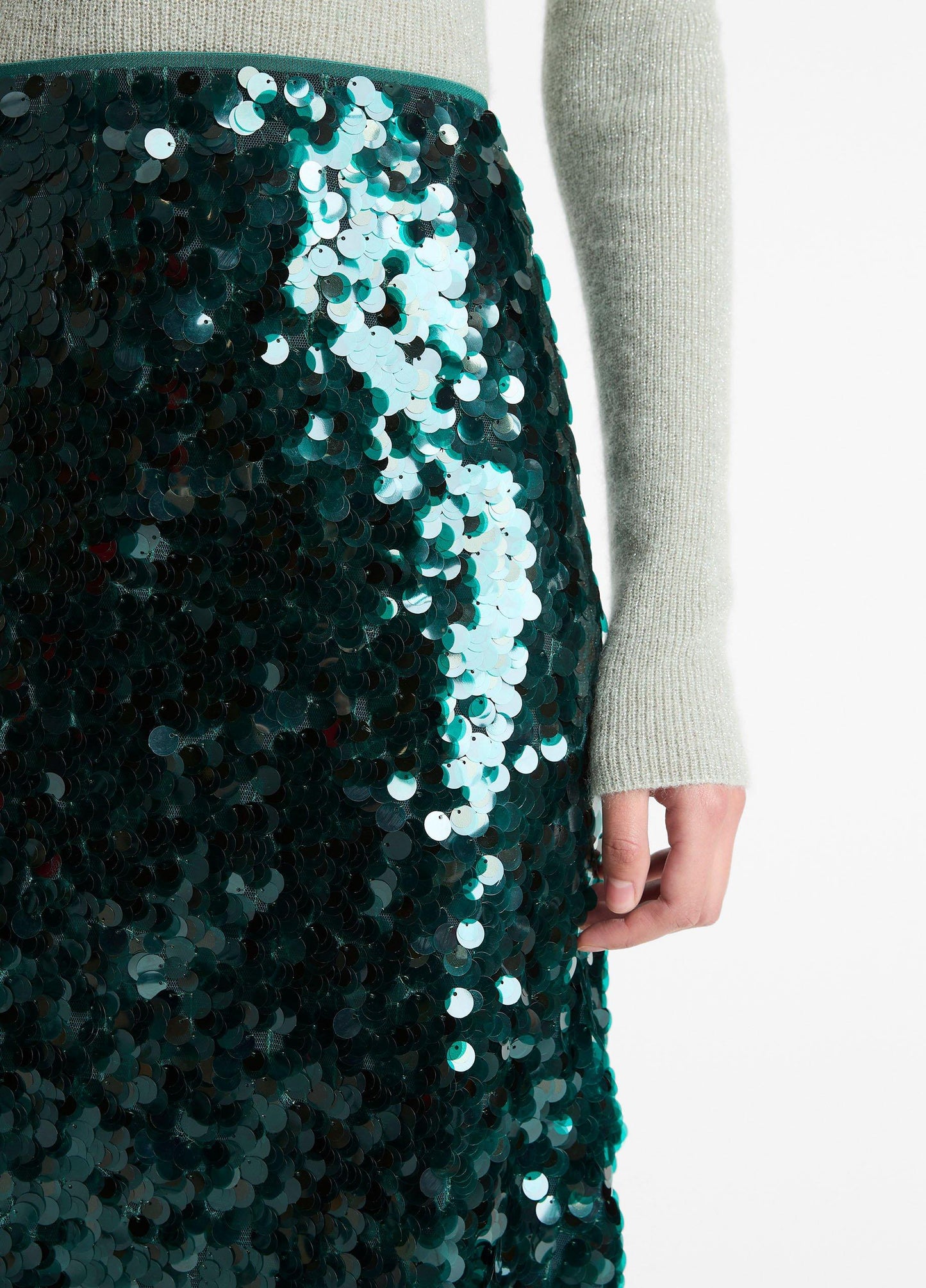 LUCITE PLAILLETTES SKIRT