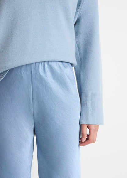 PACIFIC HIGH WAIST FLUID SATIN BIAS PANTS