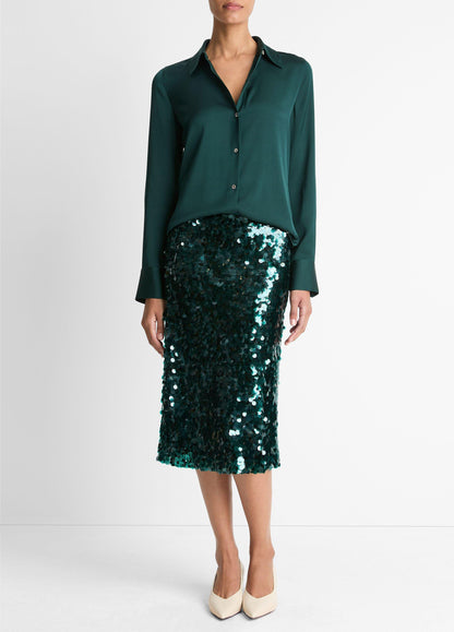 SLIM FIT CLASSIC SHIRT JUNIPER