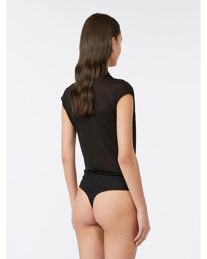 Valle Bodysuit In Black by Max Mara - view 3