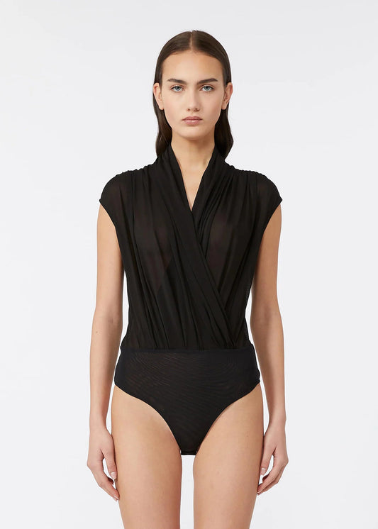 Valle Bodysuit In Black by Max Mara - view 1