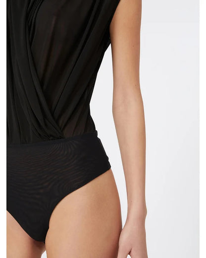 Valle Bodysuit In Black by Max Mara - view 2