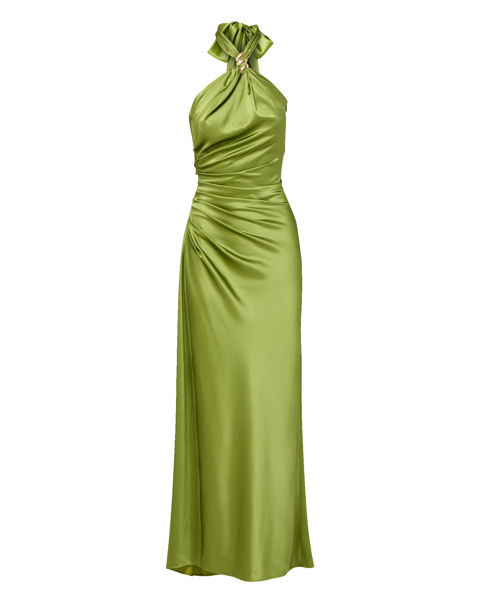 Veronica Beard Izaren Halter Maxi Dress in Cactus - view 4