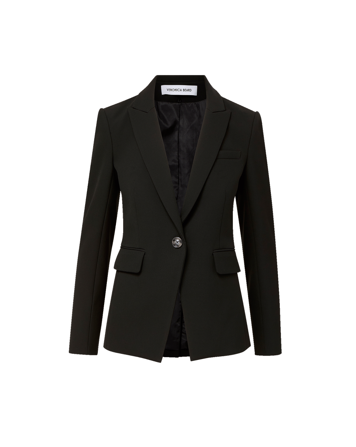 SINGLE BREASTED MILLER DICKEY BLAZER IN BLACK