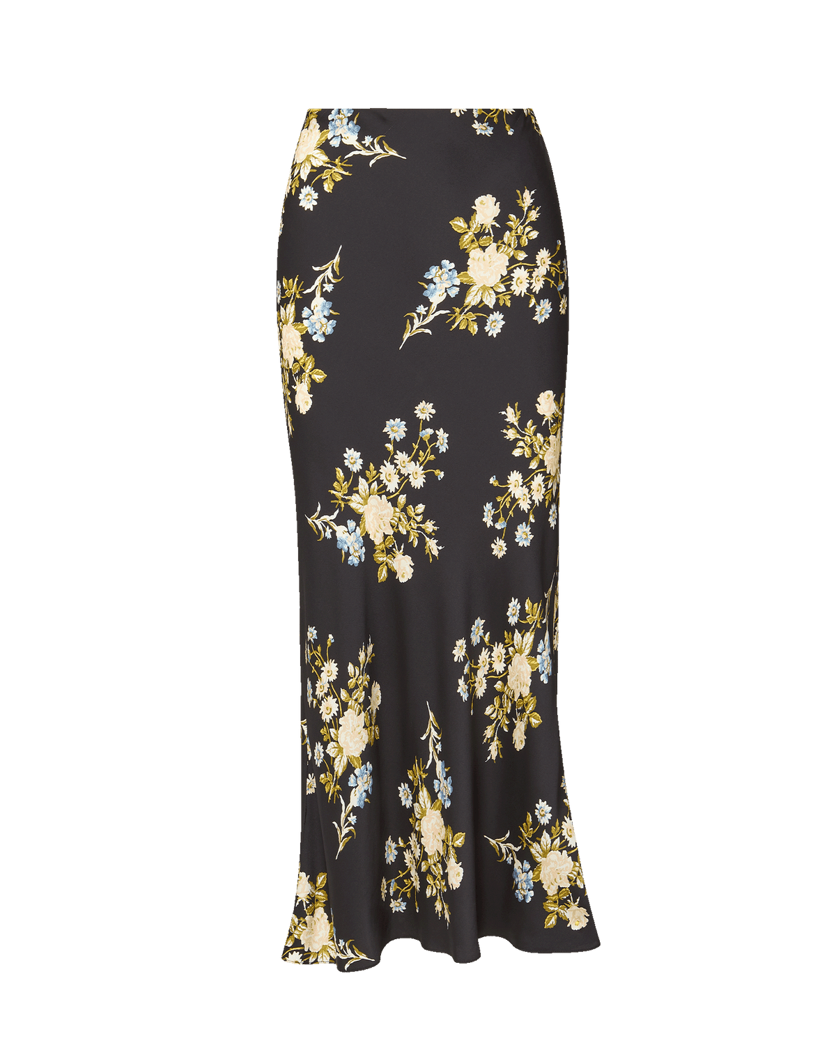 CLOVER SKIRT IN BLACK MULTI