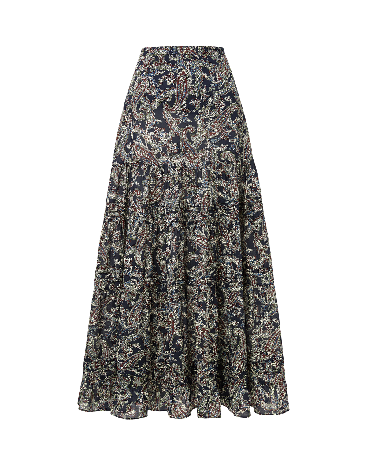 HEATHERALYN SKIRT IN NAVY MULTI