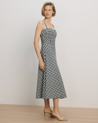AILA CHECKED DRESS