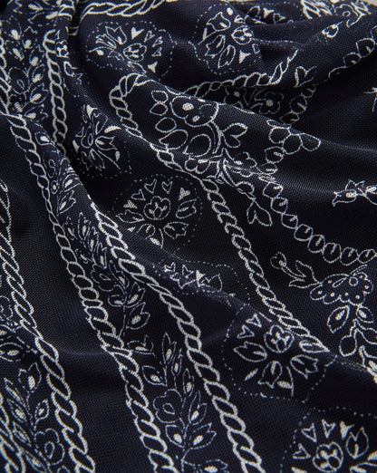 SYLVIANI DRESS IN NAVY/DOVE