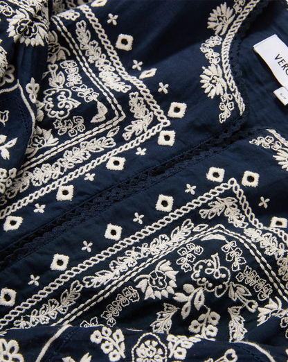 DRAKE BANDANA JACKET IN NAVY