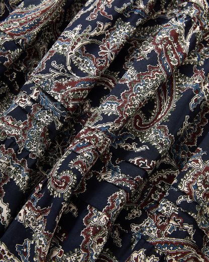 HEATHERALYN SKIRT IN NAVY MULTI