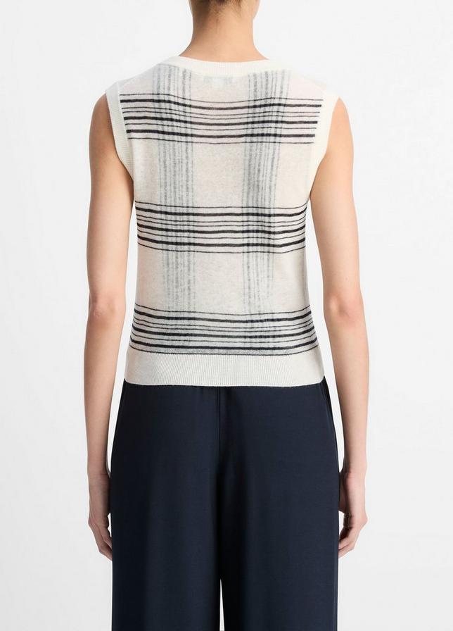 FEATHERWEIGHT PLAID WOOL VEST