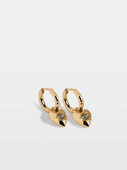 HEARTBREAKER  HOOP EARRINGS