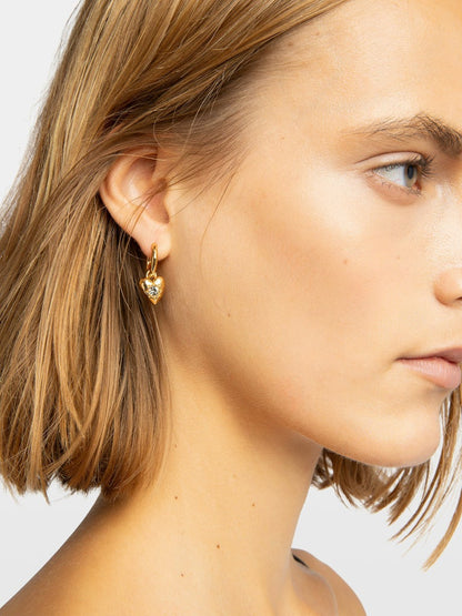 HEARTBREAKER  HOOP EARRINGS