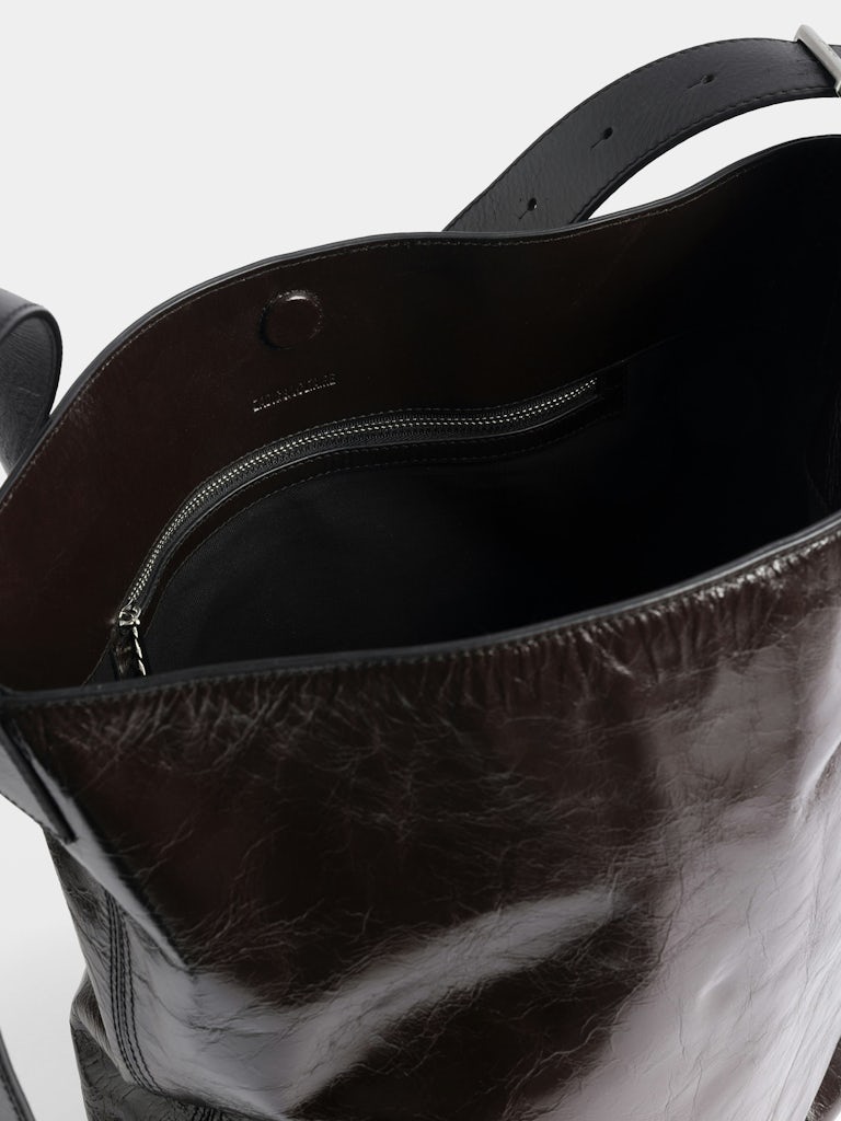 JANE HOBO VINTAGE PATENT BAG
