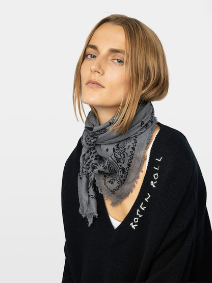 NUAGE CASHMERE BANDANA SCARF