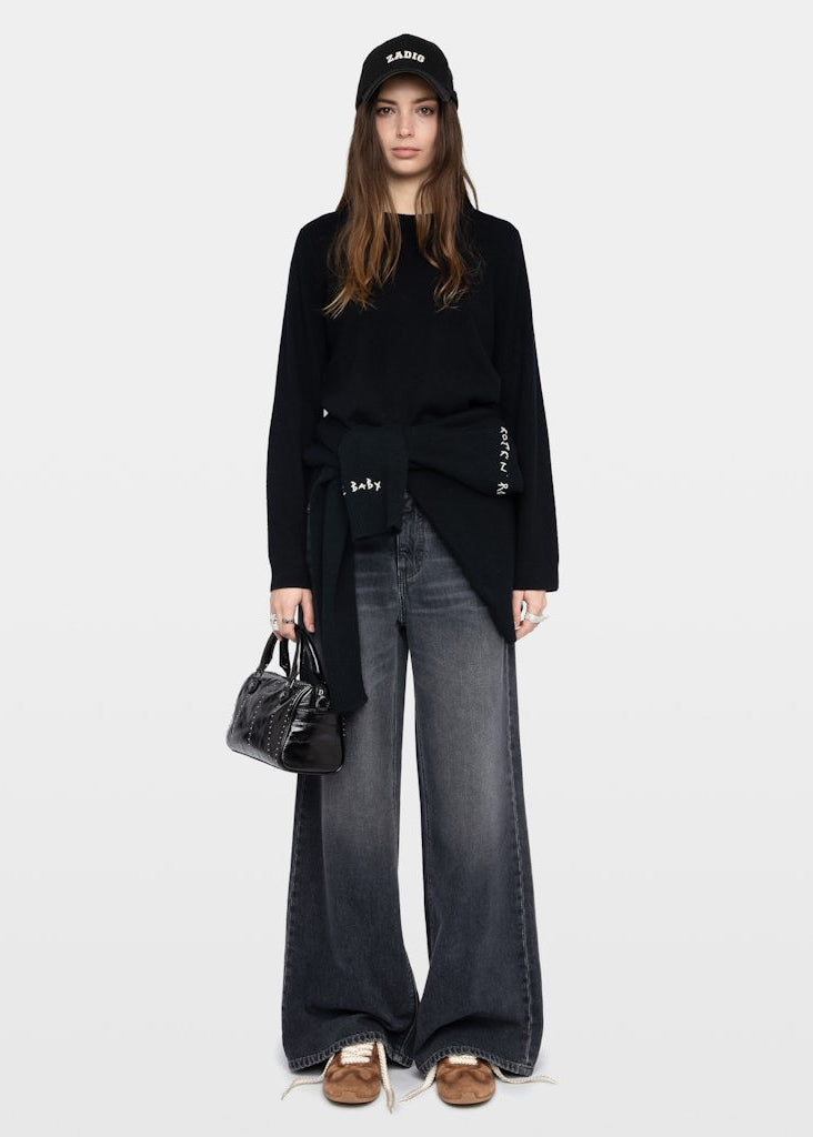 CARA LC PATCH SWEATER