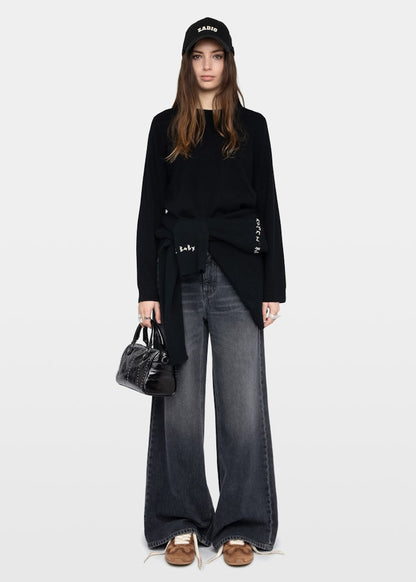 CARA LC PATCH SWEATER