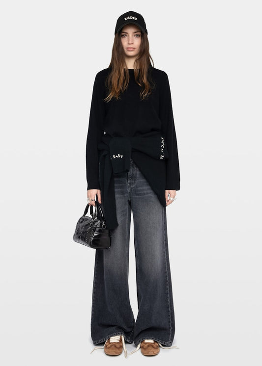 CARA LC PATCH SWEATER