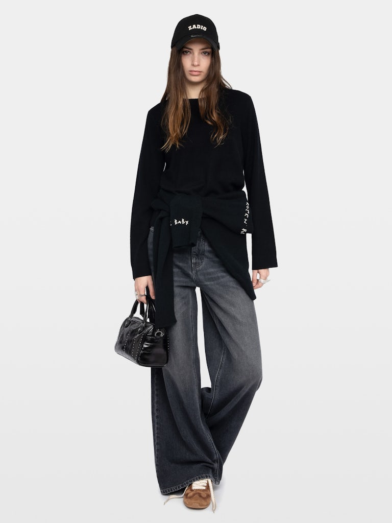CARA LC PATCH SWEATER