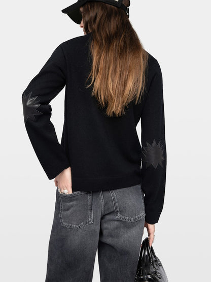 CARA LC PATCH SWEATER