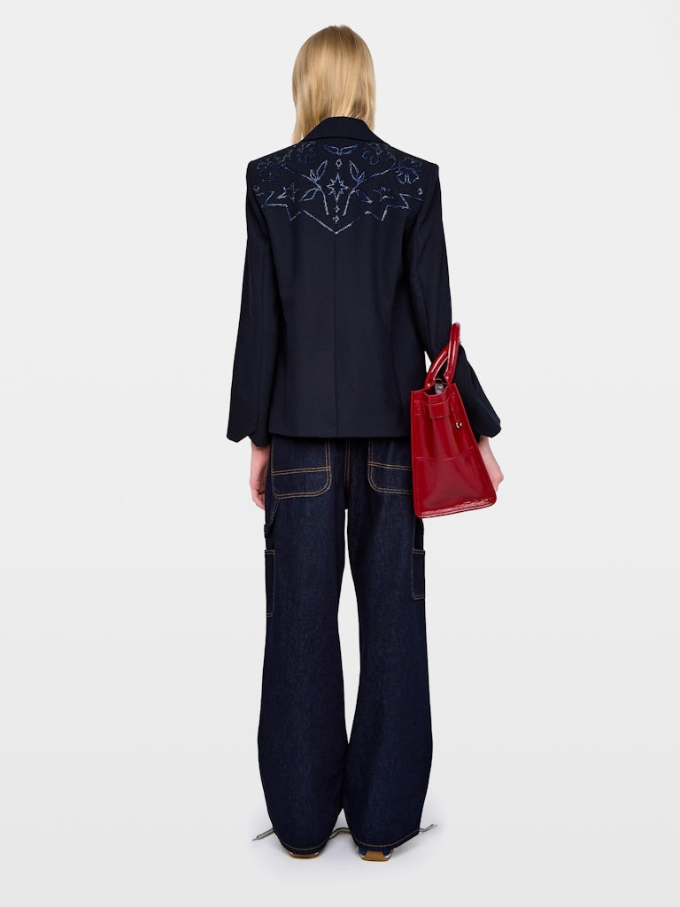 VAVY TAILLEUR STRASS TAILORED BLAZER