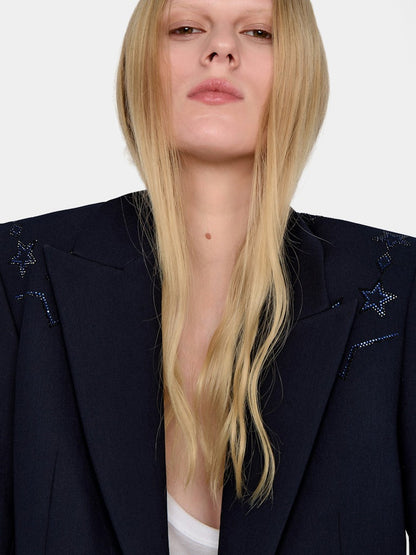 VAVY TAILLEUR STRASS TAILORED BLAZER
