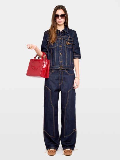 KYO DENIM ECO BRUT SHORT SLEEVE JACKET
