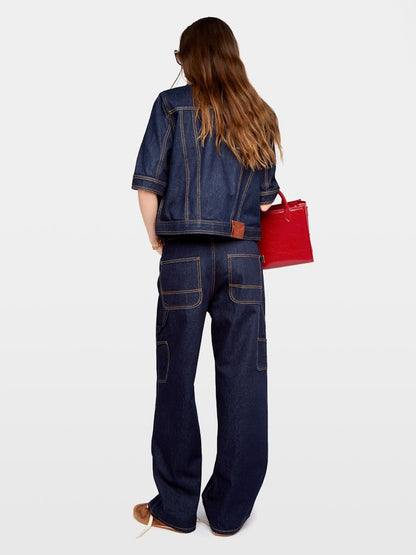 KYO DENIM ECO BRUT SHORT SLEEVE JACKET