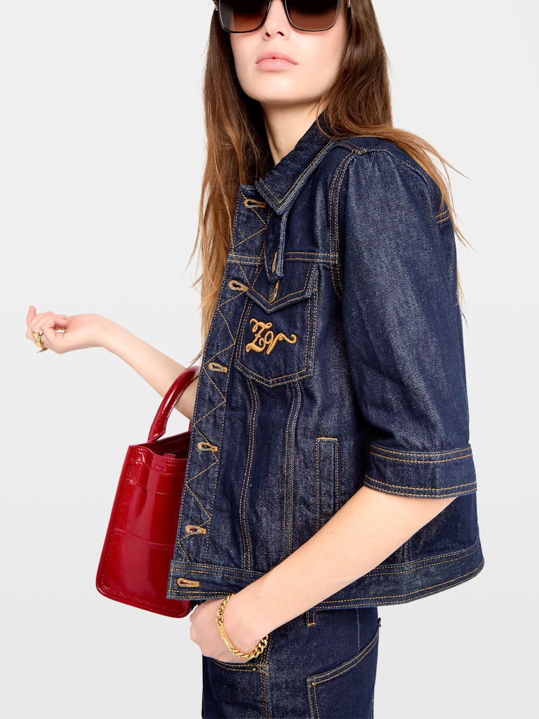 KYO DENIM ECO BRUT SHORT SLEEVE JACKET