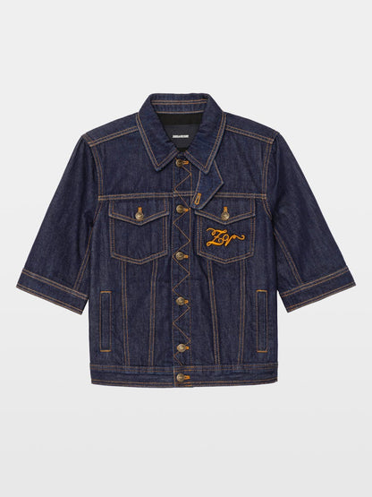 KYO DENIM ECO BRUT SHORT SLEEVE JACKET