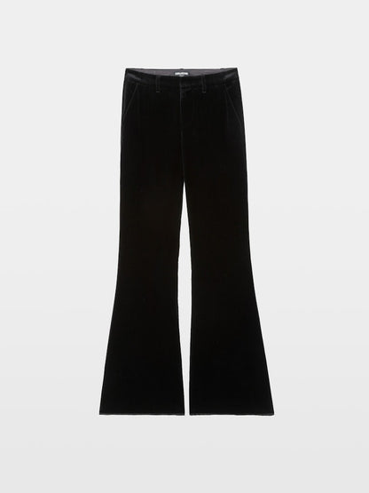 PREVY BLACK VELVET PANT