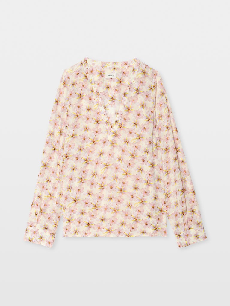 TORNY SMOOTH MIRROR FLOWERS BLOUSE
