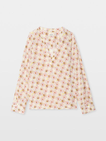 TORNY SMOOTH MIRROR FLOWERS BLOUSE