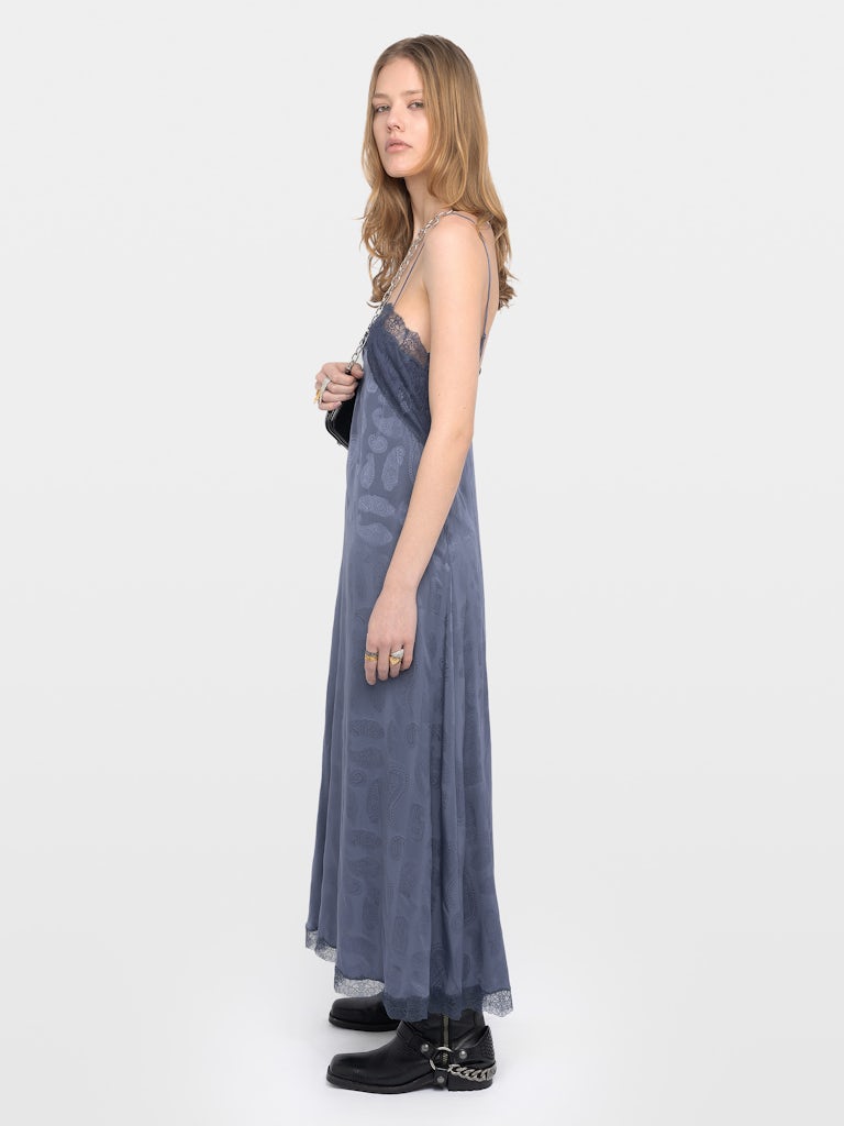 RIDAR SILK JAC PAISLEY DRESS