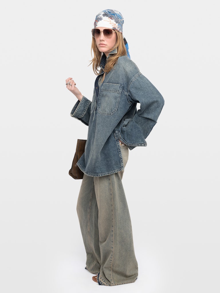 TIMONA DENIM ECO SHIRT