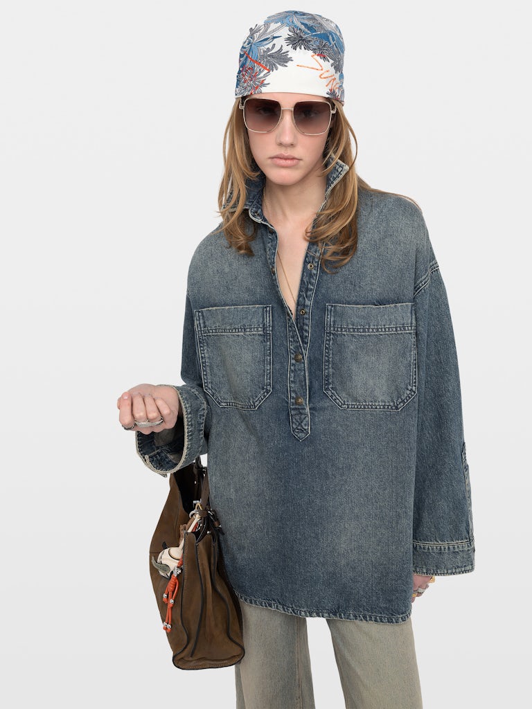 TIMONA DENIM ECO SHIRT