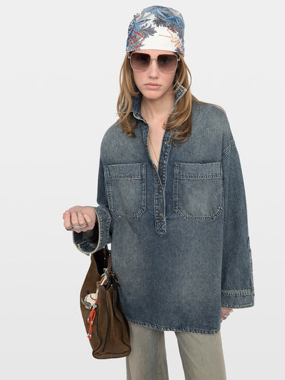 TIMONA DENIM ECO SHIRT