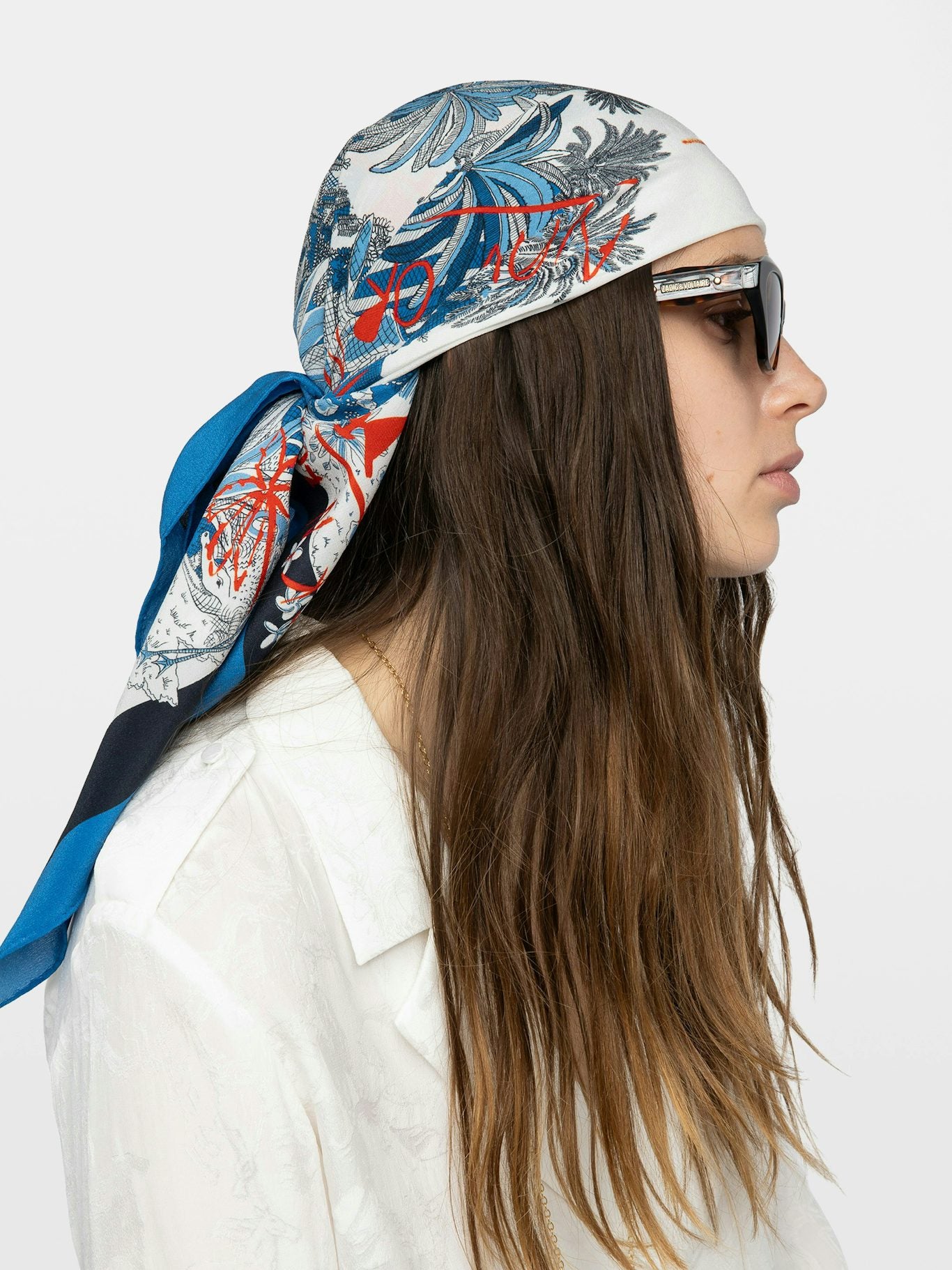 BLONDIE 85 JUNGLE SILK SCARF