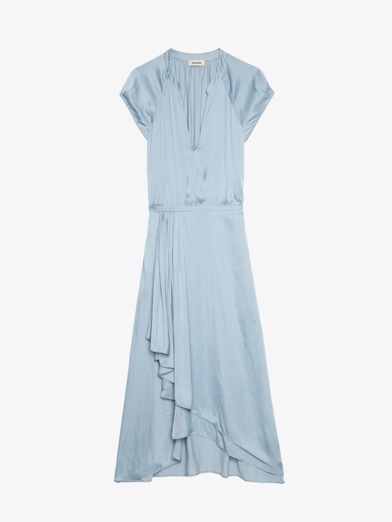 RANDALL SATIN CLOUD LONG DRESS