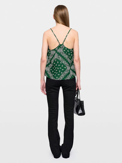 Cespa Silk Bandana Cami In Meadow by Zadig & Voltaire - view 3