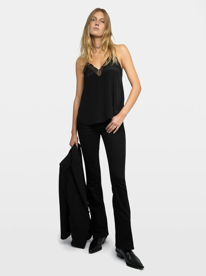 Christy Cdc Cami In Black by Zadig & Voltaire - view 7
