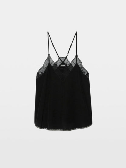 Christy Cdc Cami In Black by Zadig & Voltaire - view 5