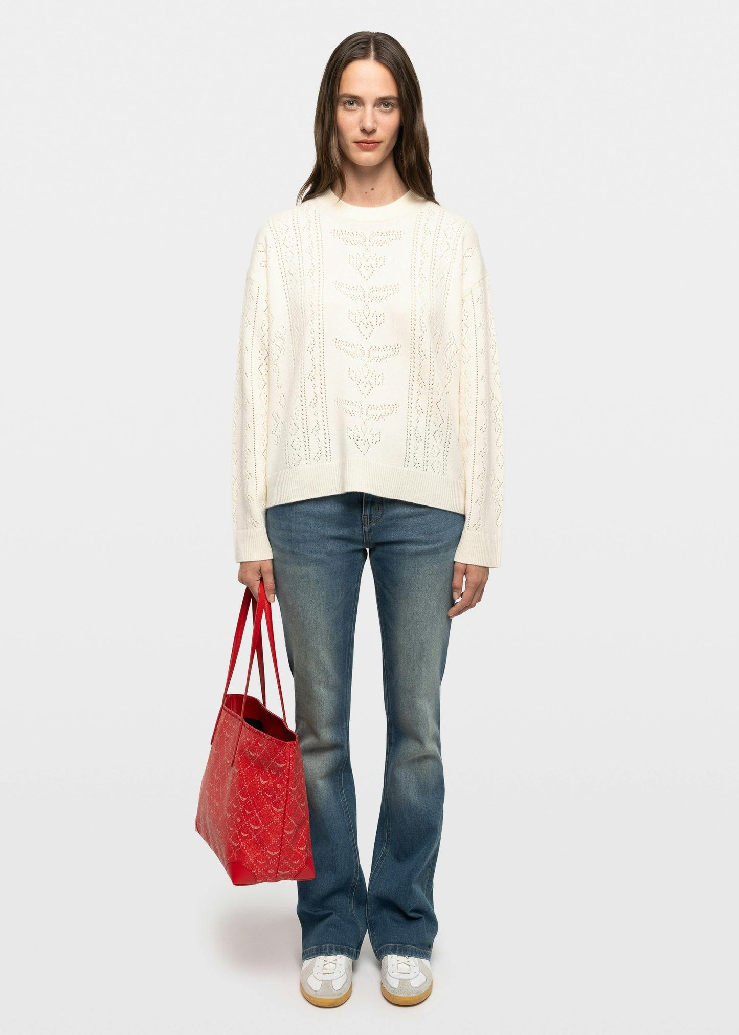 Markuz Lc Bandana Sweater In Ecru by Zadig & Voltaire - view 1