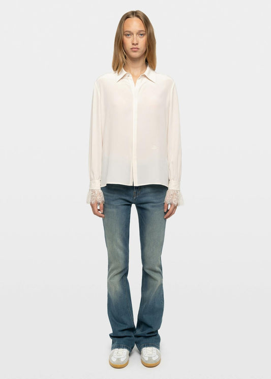 Thely Lace Cdc Blouse In Ecru by Zadig & Voltaire - view 1