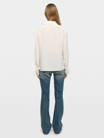 Thely Lace Cdc Blouse In Ecru by Zadig & Voltaire - view 4