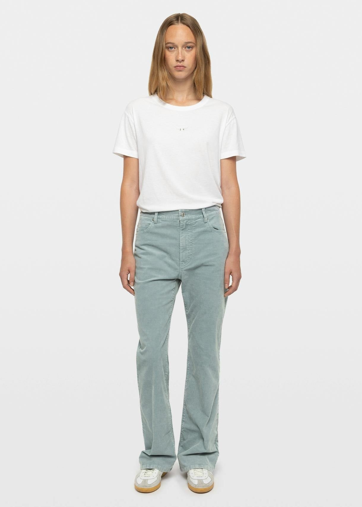 Evy Corduroy Pant In Denim by Zadig & Voltaire - view 1