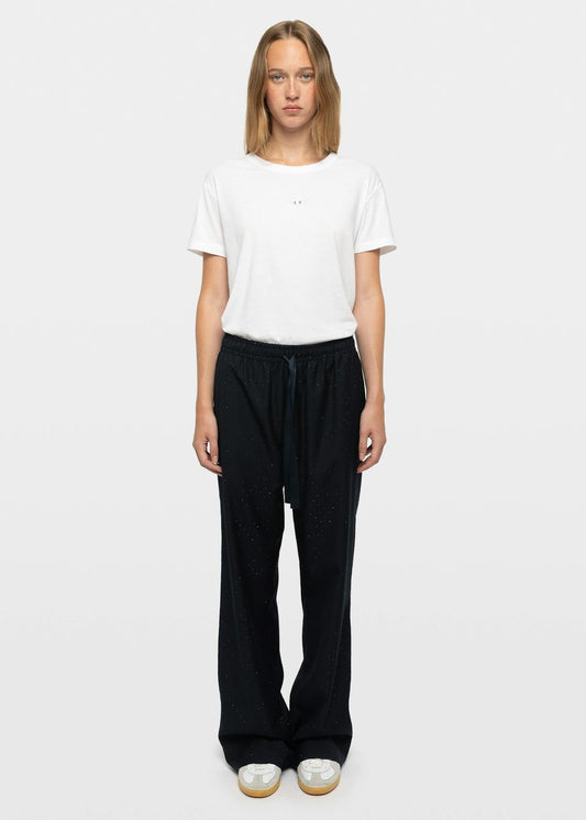 Poma Straight Leg Strass Pant In Encre by Zadig & Voltaire - view 1