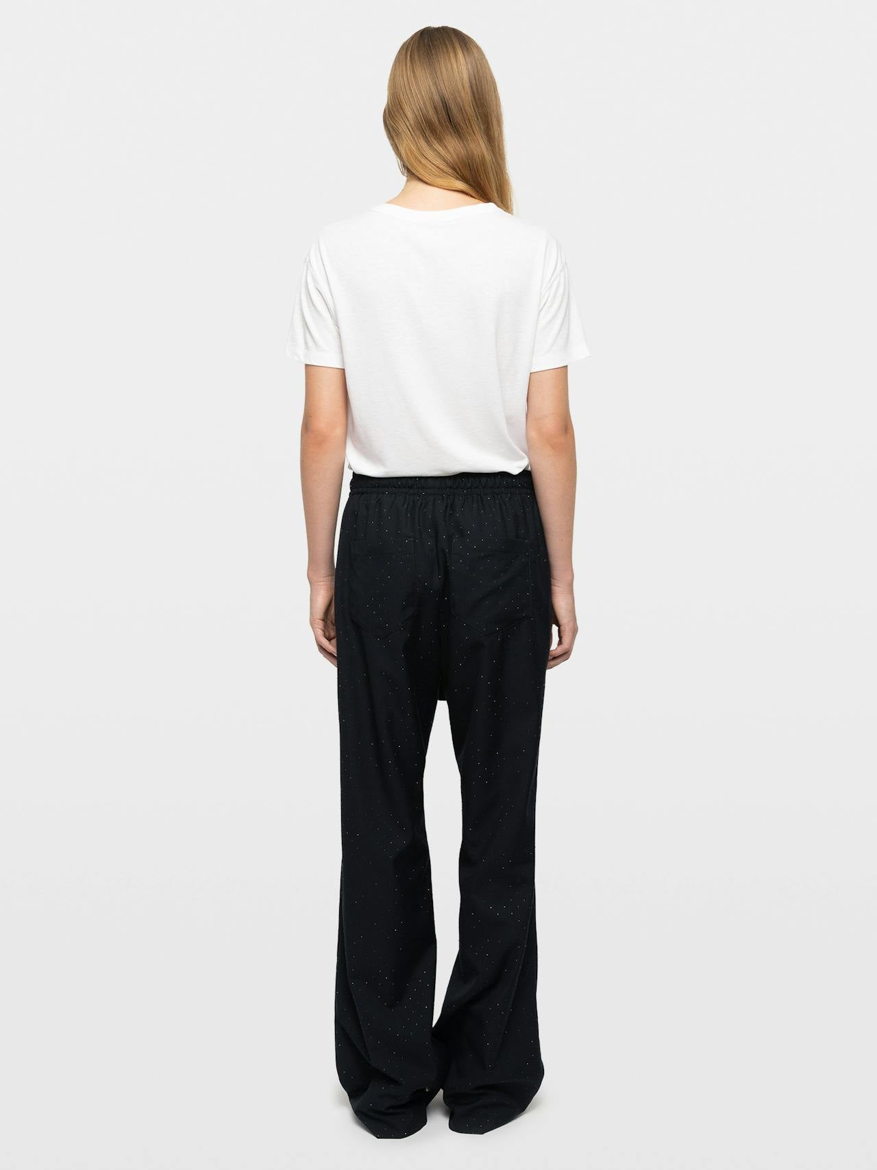 Poma Straight Leg Strass Pant In Encre by Zadig & Voltaire - view 3